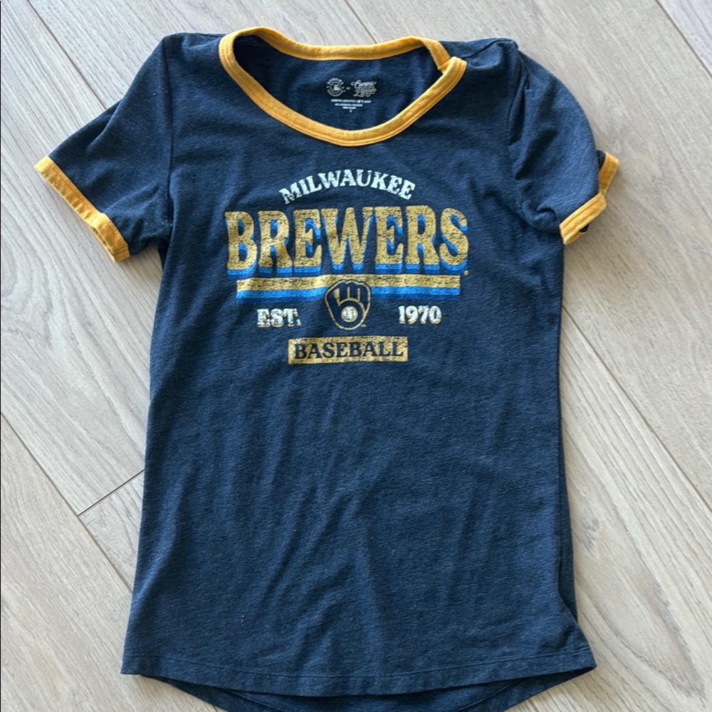 Milwaukee Brewers Women’s Shirt - blue and Gold